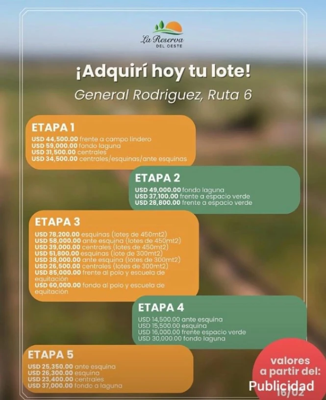Se vende lote de 10x30 en barrio cerrado de Gral Rodriguez - Imagen 3